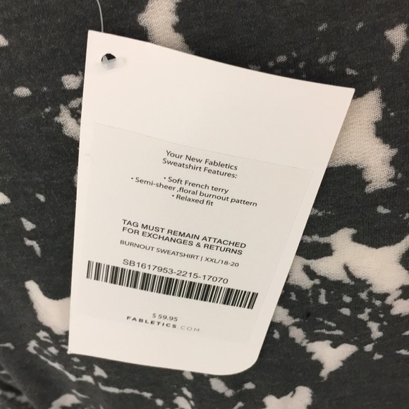 Fabletics burn out sweatshirt - Picture 3 of 5